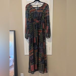Long sleeve maxi dress